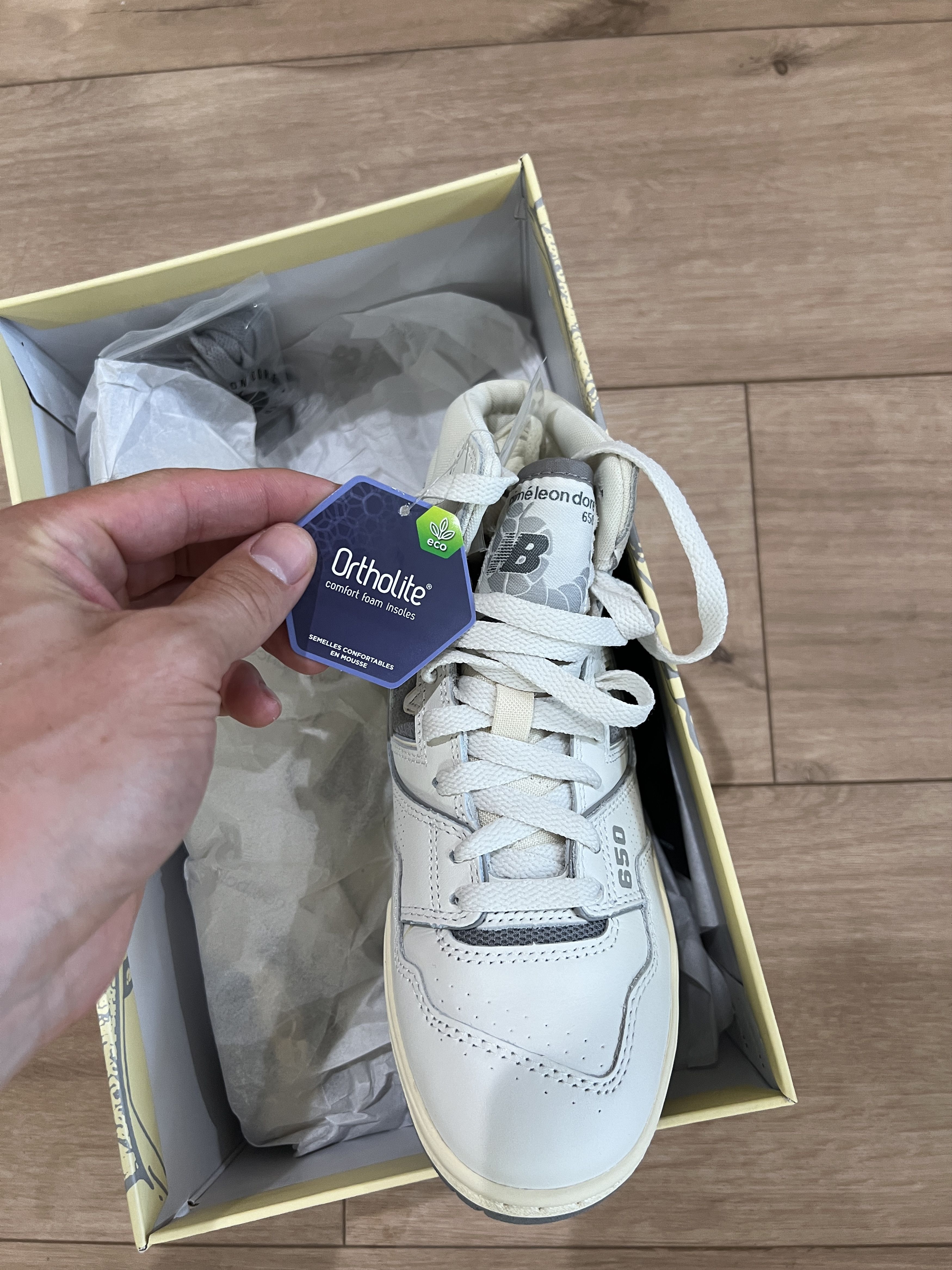 Aime Leon Dore × New Balance NWT New Balance x Aimé Leon Dore 650R White Silver w/ Box Size US 6 / EU 39 - 8 Thumbnail