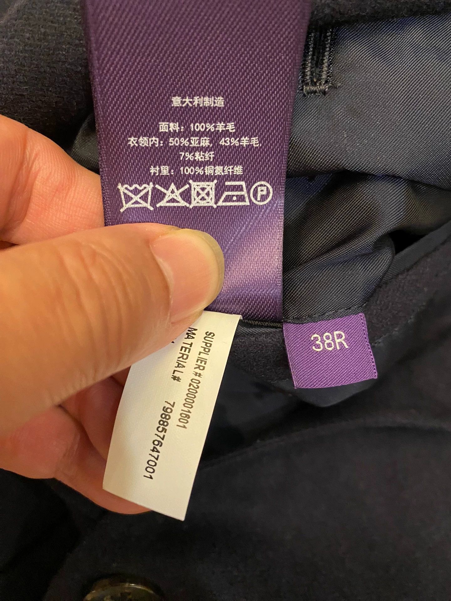 Polo Ralph Lauren Ralph Lauren Purple Label Italian Hunting Suit (New) Size 38R - 9 Thumbnail