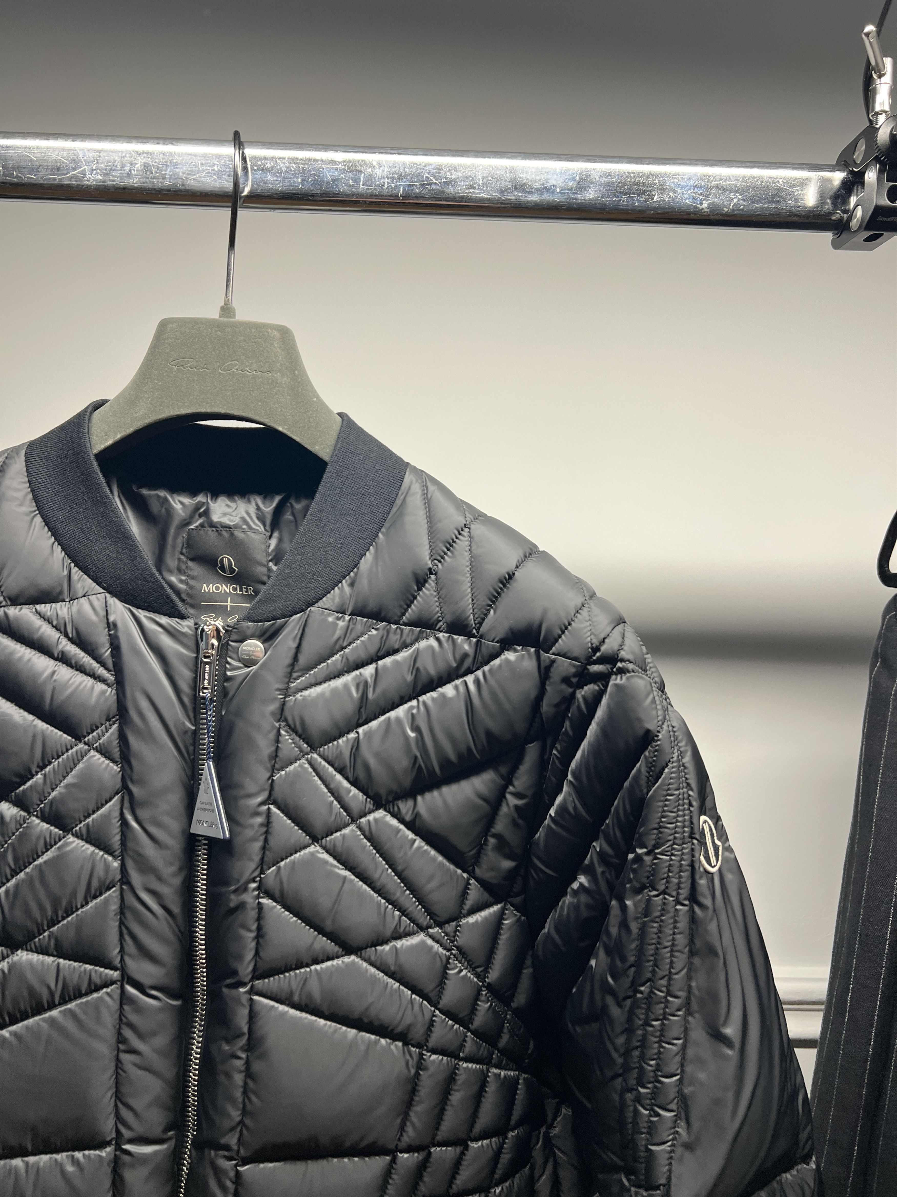 Moncler × Rick Owens RICK OWENS MEGAPENTA FLIGHT JACKET Size US L / EU 52-54 / 3 - 6 Thumbnail
