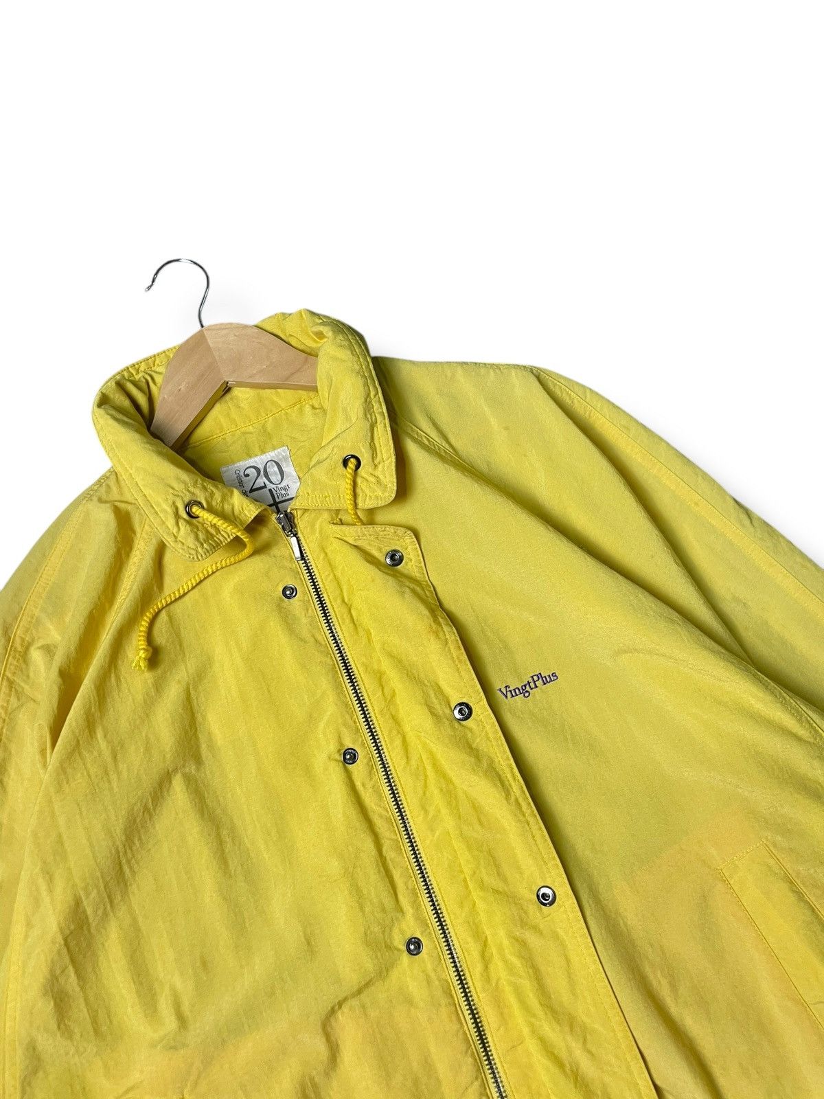 Japanese Brand × Vintage VINGT PLUS BRAND BUTTON & ZIPPED WINDBREAKER (86) Size US L / EU 52-54 / 3 - 6 Thumbnail