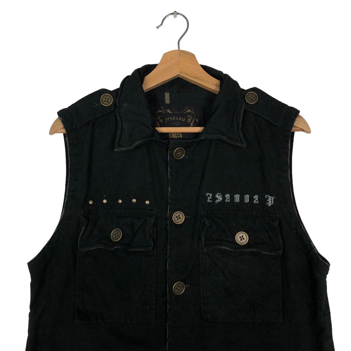 Japanese Brand 🔥Rare Punk Design Vest Tank Top Japan Made Size US L / EU 52-54 / 3 - 2 Thumbnail