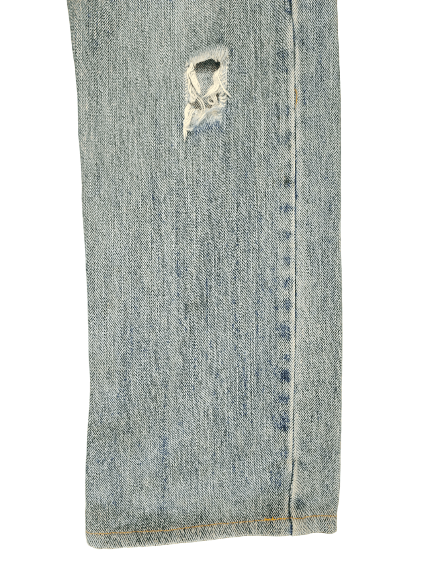 Hysteric Glamour × Undercover Schlussel Distress Faded Studded Denim Pants Size US 32 / EU 48 - 7 Thumbnail