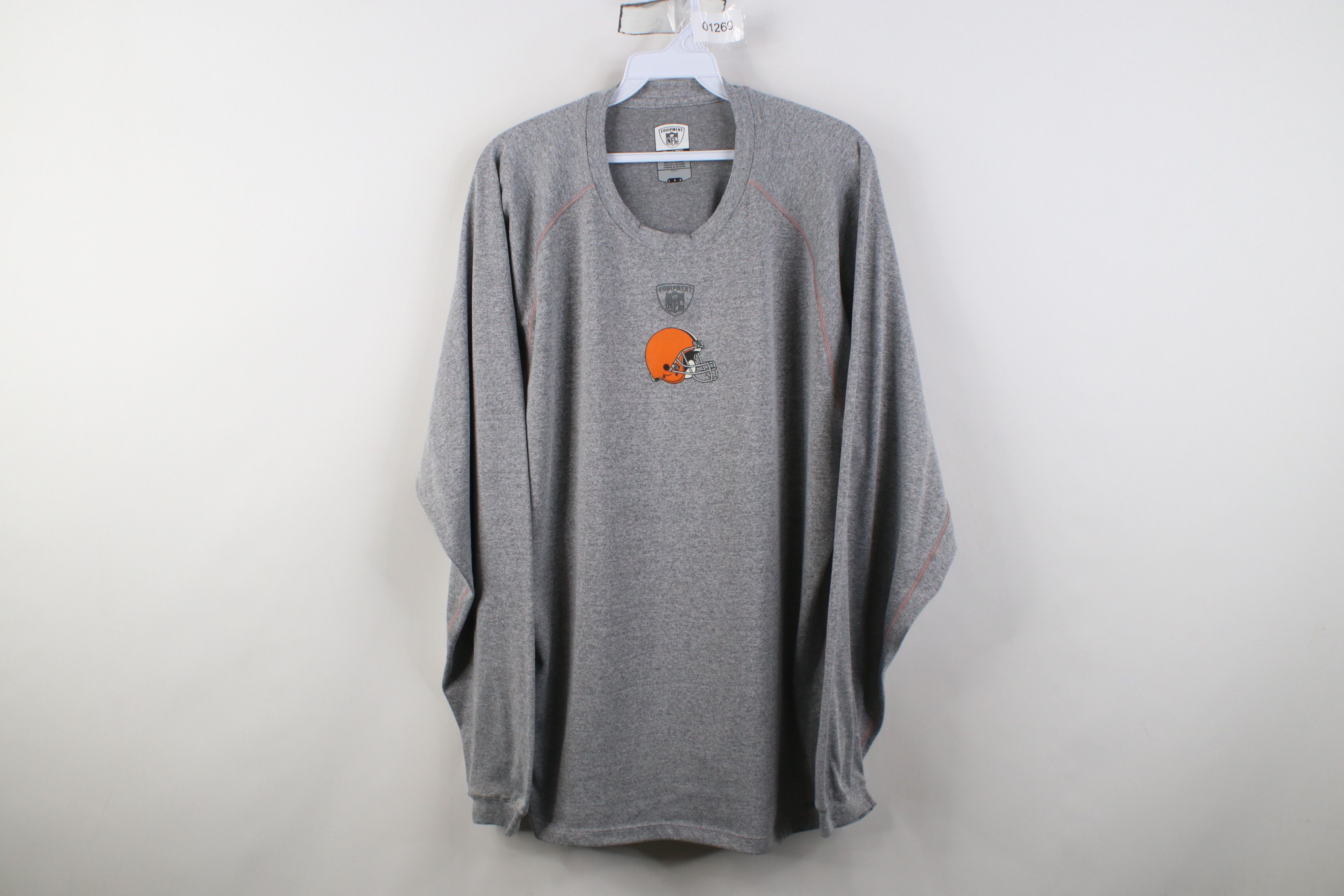 Reebok Vintage Y2K Reebok NFL Football Long Sleeve T-Shirt Gray Size US L / EU 52-54 / 3 - 1 Thumbnail
