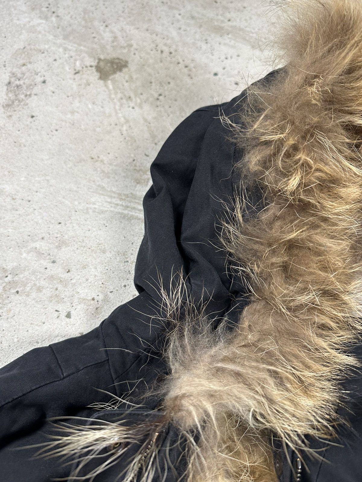 Sandro Sandro Paris Black Faux Fur Lined Parka Jacket Size M / US 6-8 / IT 42-44 - 12 Thumbnail