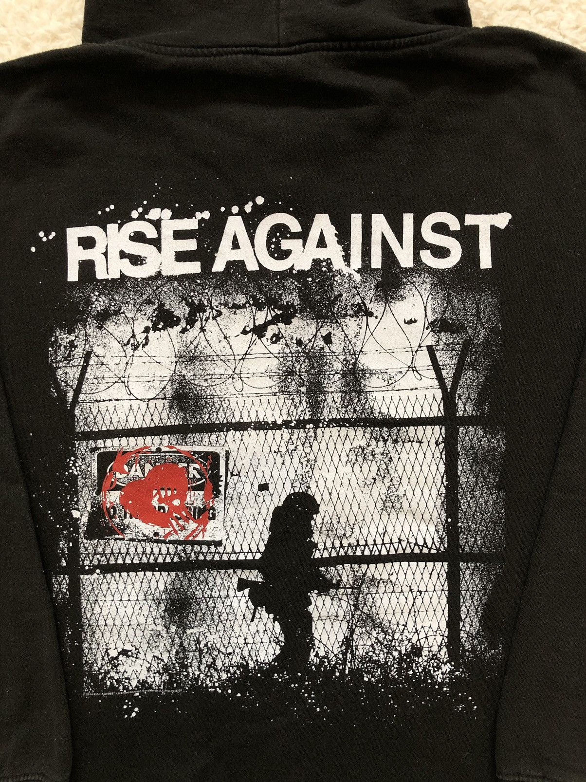 Vintage Hoodie Rise Against vintage 00’s y2k zipped Size US M / EU 48-50 / 2 - 2 Thumbnail