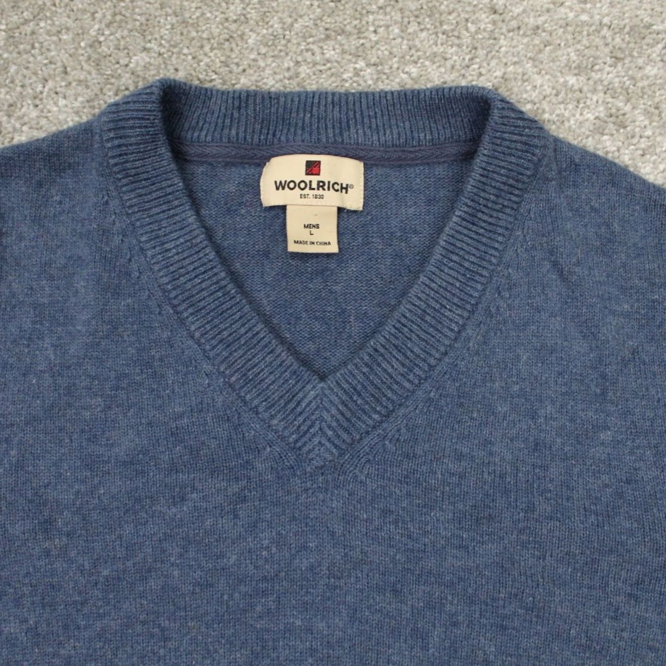 Vintage Woolrich Sweater Vest Mens Large Blue Cotton/Lambswool V-Neck Soft Pullover Vest Mens Large Blue Woolrich Sweater Vest Size US L / EU 52-54 / 3 - 5 Thumbnail