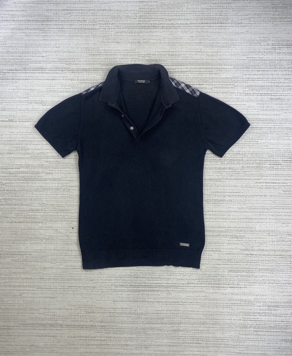 Burberry Burberry Black Label Metal Logo Polos Shirt Size US M / EU 48-50 / 2 - 6 Thumbnail