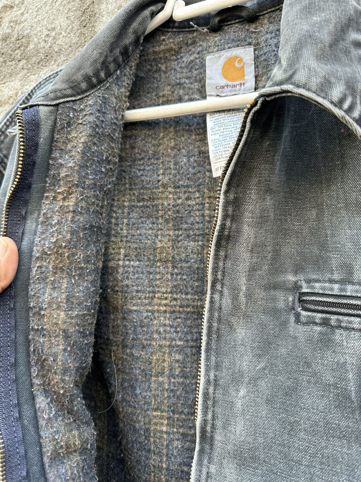 Carhartt faded Petrol Carhartt Detroit jacket J97 PTL Size US L / EU 52-54 / 3 - 8 Thumbnail