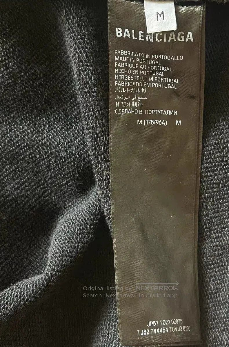 Balenciaga Balenciaga Crystal Zip Hoodie M. Size US M / EU 48-50 / 2 - 4 Thumbnail