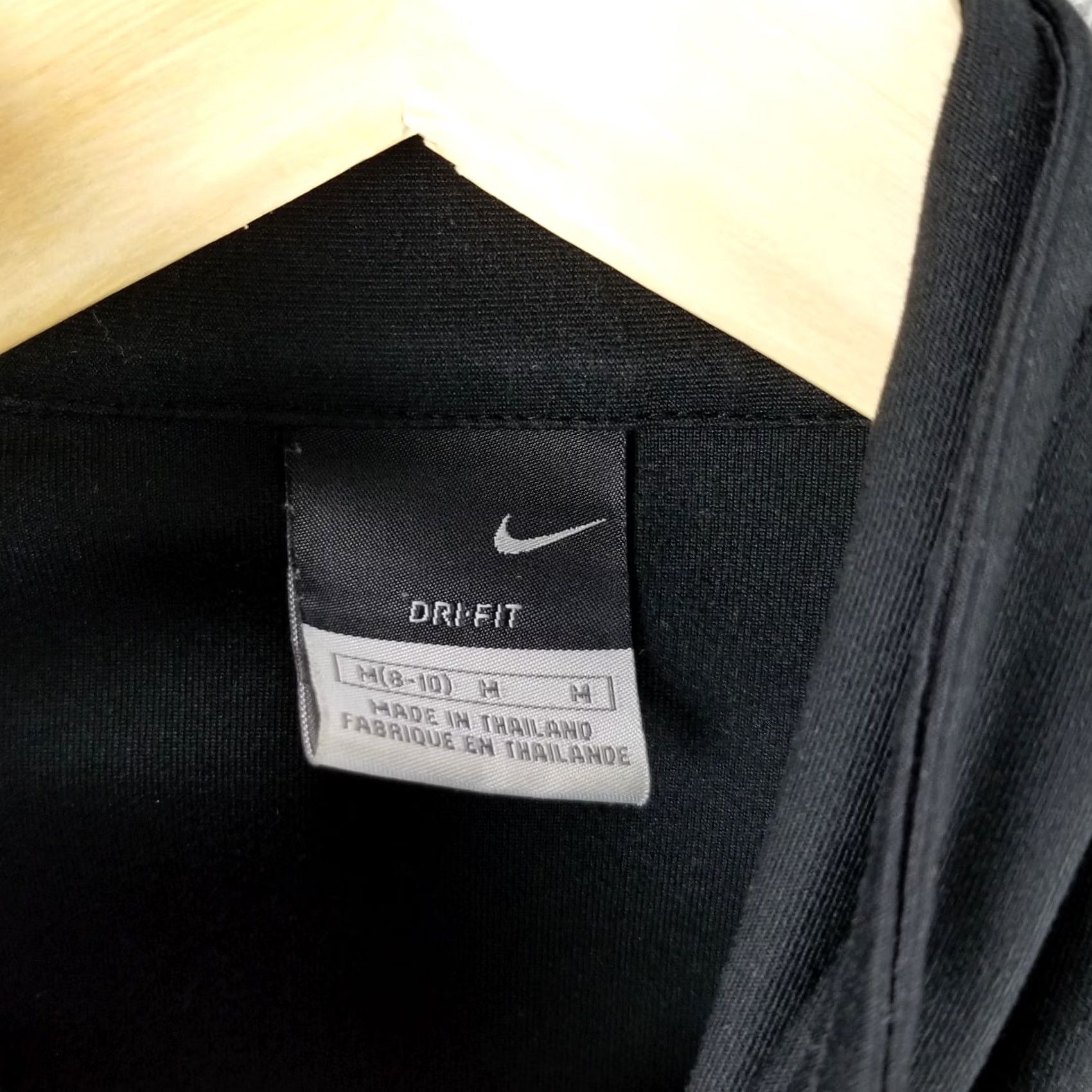 Nike VINTAGE Nike Jacket Women M Black Full Zip 90s Track Jacket Casual Activewear Coat Stadium Sports Weather Size M / US 6-8 / IT 42-44 - 3 Thumbnail