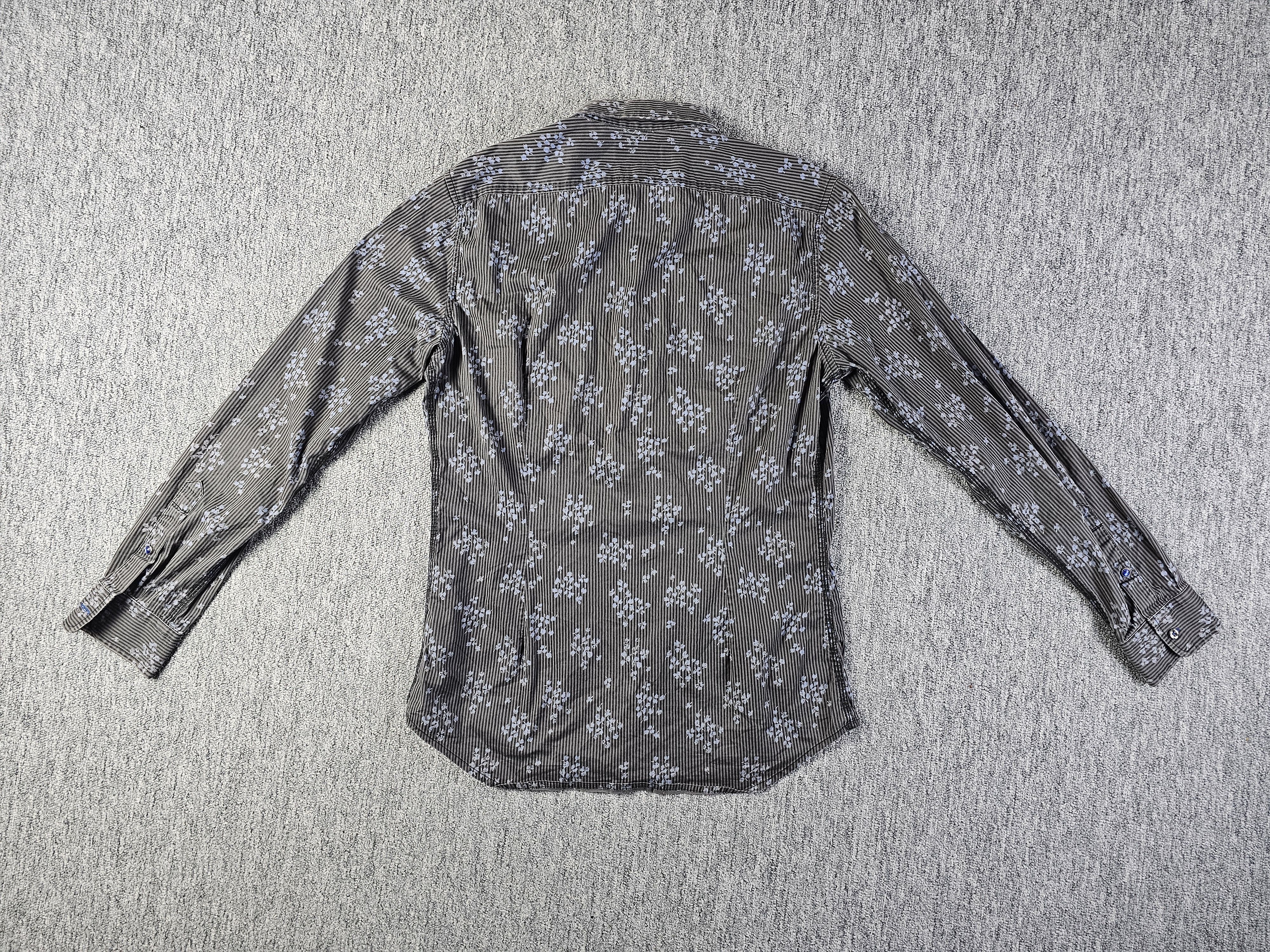 Diesel Vintage Diesel Shirt Men L Slim Fit Striped Stretch Y2K Size US L / EU 52-54 / 3 - 2 Thumbnail