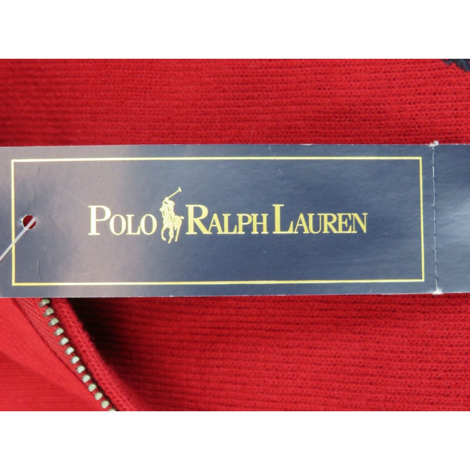 Ralph Lauren RALPH LAUREN POLO RED COTTON LONG SLEEVE 1/2 ZIP PULLOVER XL Size US XL / EU 56 / 4 - 7 Thumbnail
