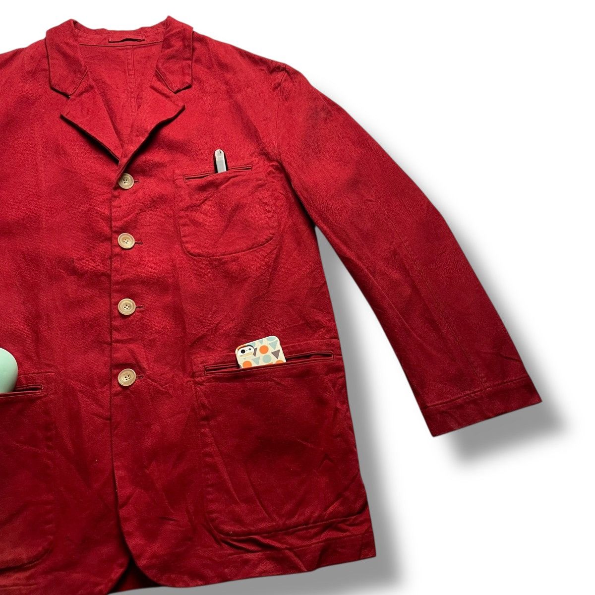 Paul Smith VINTAGE PAUL SMITH LONDON HEAVY COAT JACKET Size US L / EU 52-54 / 3 - 6 Thumbnail