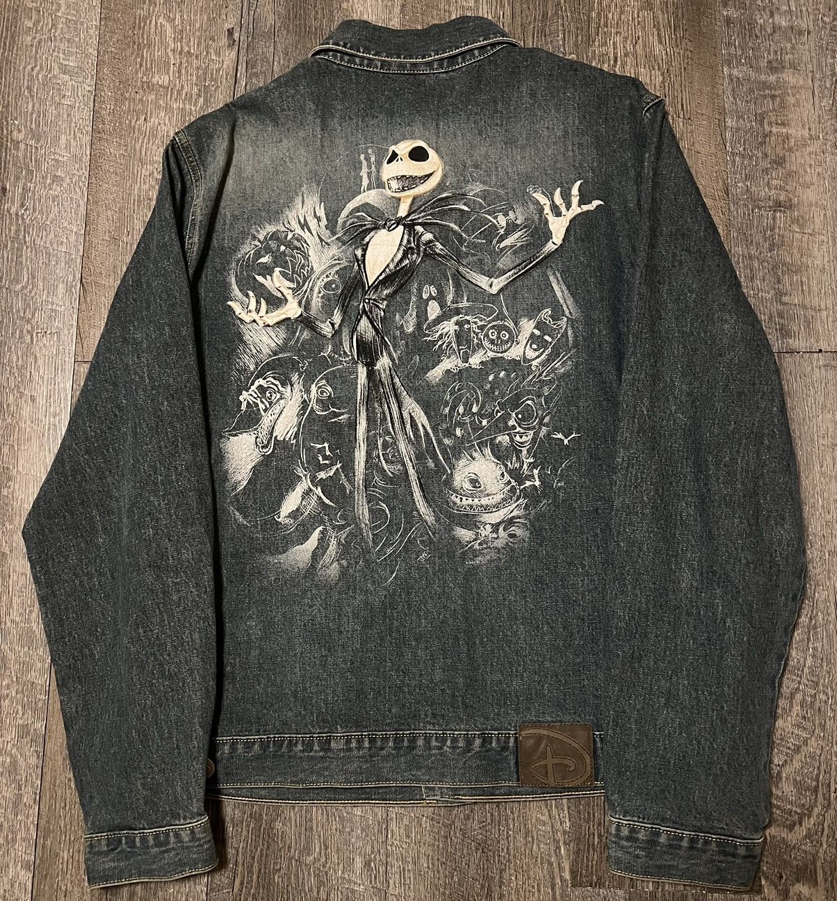 Disney × Vintage Vintage Disney Nightmare Before Christmas Denim Jacket Size US M / EU 48-50 / 2 - 1 Thumbnail