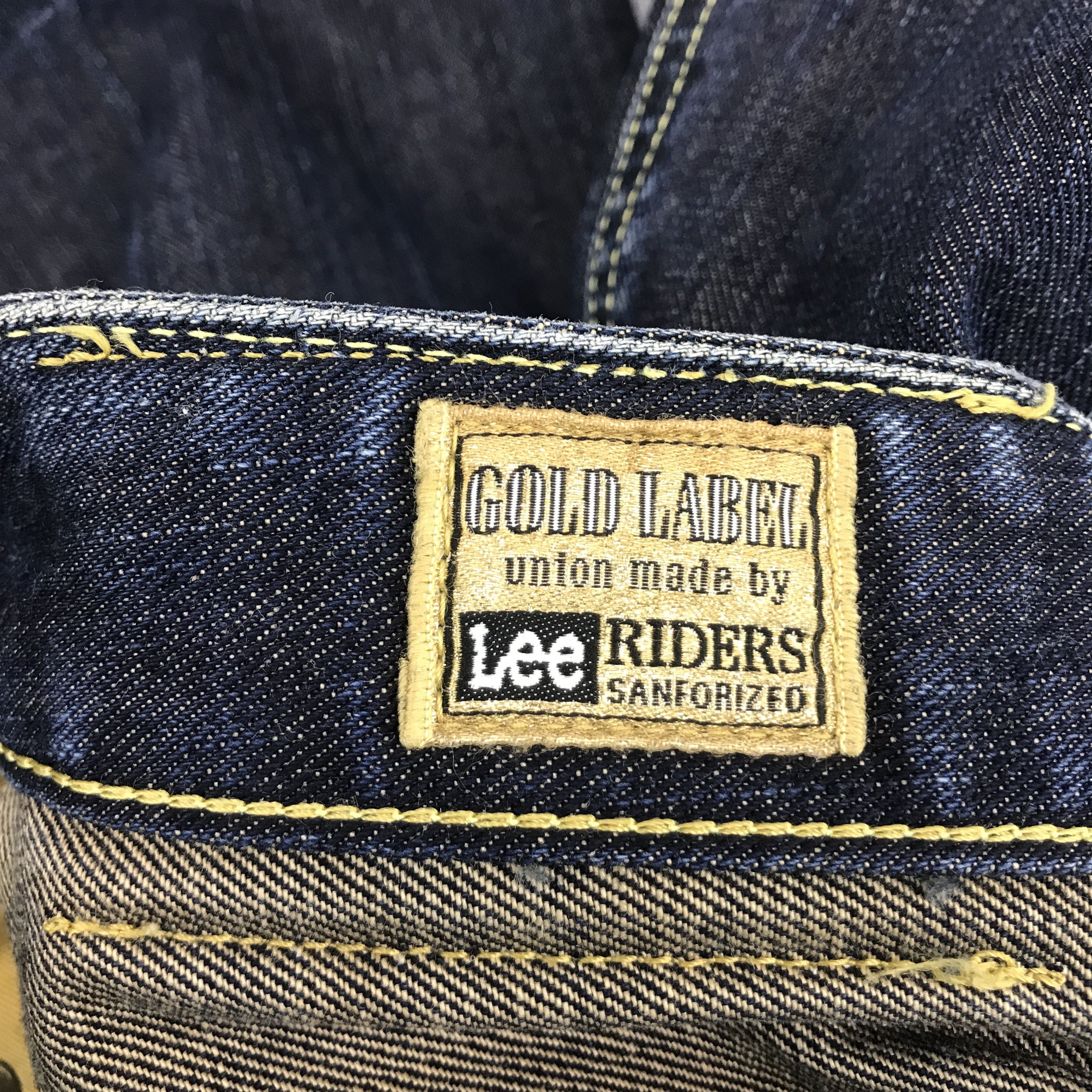 Japanese Brand × Le Grande Bleu (L.G.B.) FLARE GOLD LABEL LEE RIDERS BOOTCUT DENIM PANTS Size US 31 - 10 Thumbnail