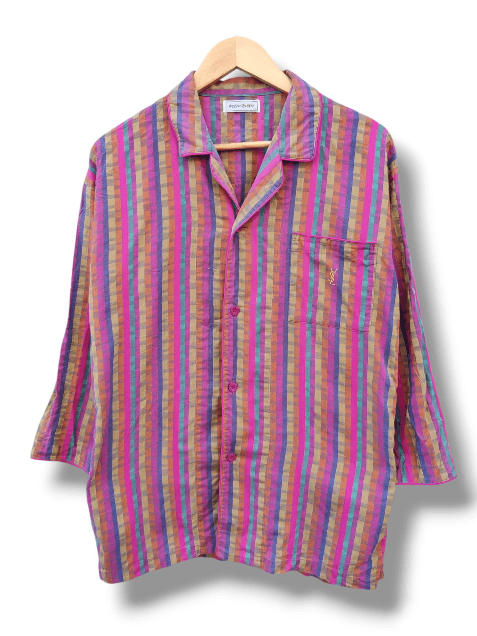 Yves Saint Laurent Vintage Yves Saint Laurent Sleeping Wear Shirt Size M / US 6-8 / IT 42-44 - 1 Thumbnail