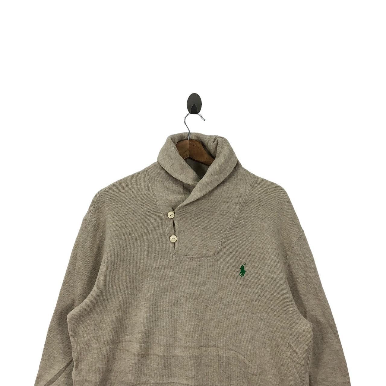 Polo Ralph Lauren POLO RALPH LAUREN Small Pony Half Button Sweatshirt Henley Size M / US 6-8 / IT 42-44 - 3 Thumbnail