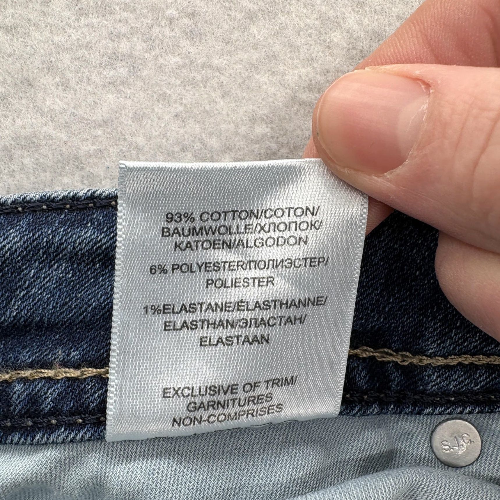 Silver Jeans Co. Silver Jeans Elyse Slim Boot Womens 28x33 Blue Denim Stretch Bootcut Distressed Pockets Y2K Vintage: No (if not vintage) Size 28" / US 6 / IT 42 - 7 Thumbnail