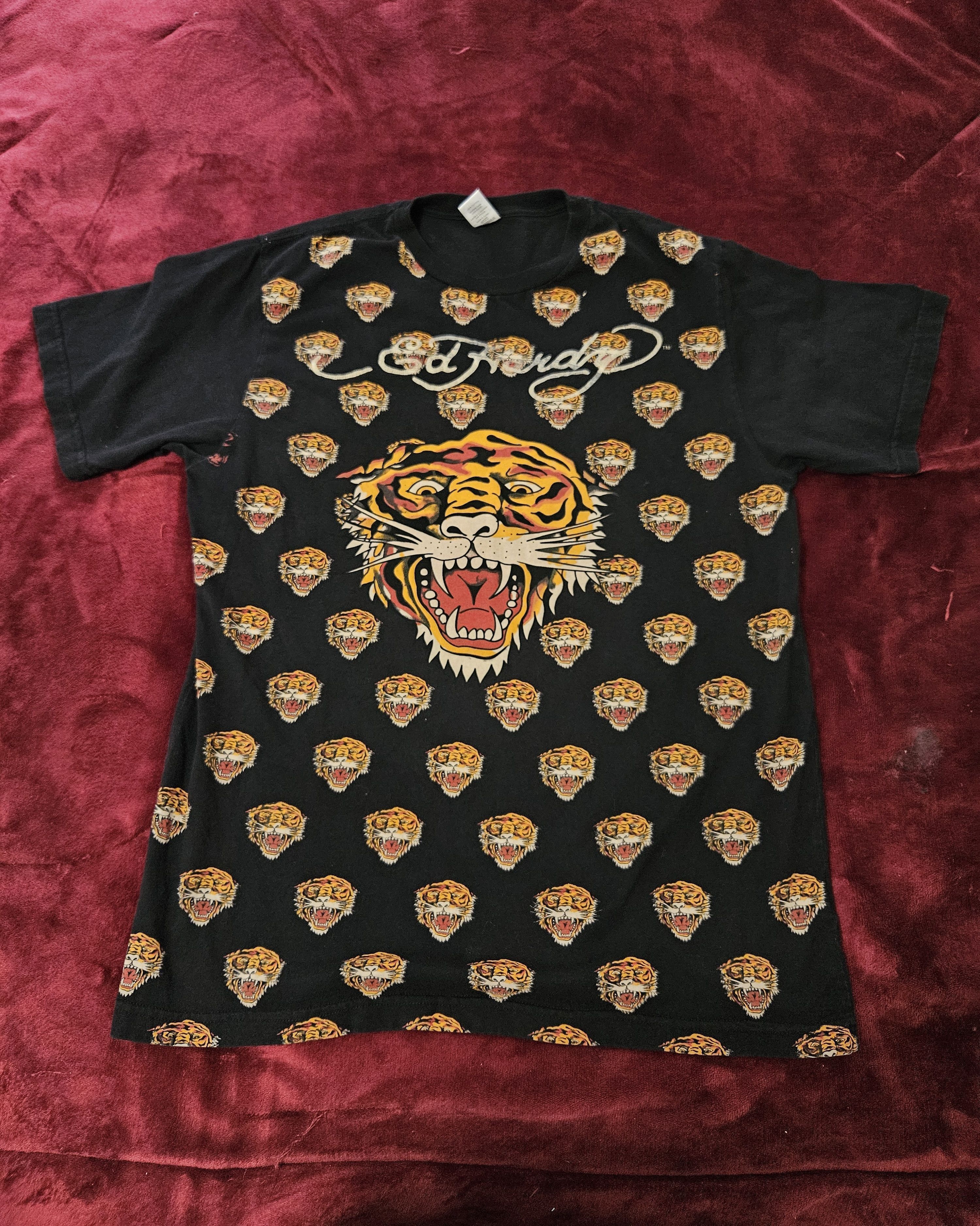 Ed Hardy VTG Ed Hardy Christian Audigier Men L Tiger Print All Over Size US M / EU 48-50 / 2 - 1 Thumbnail