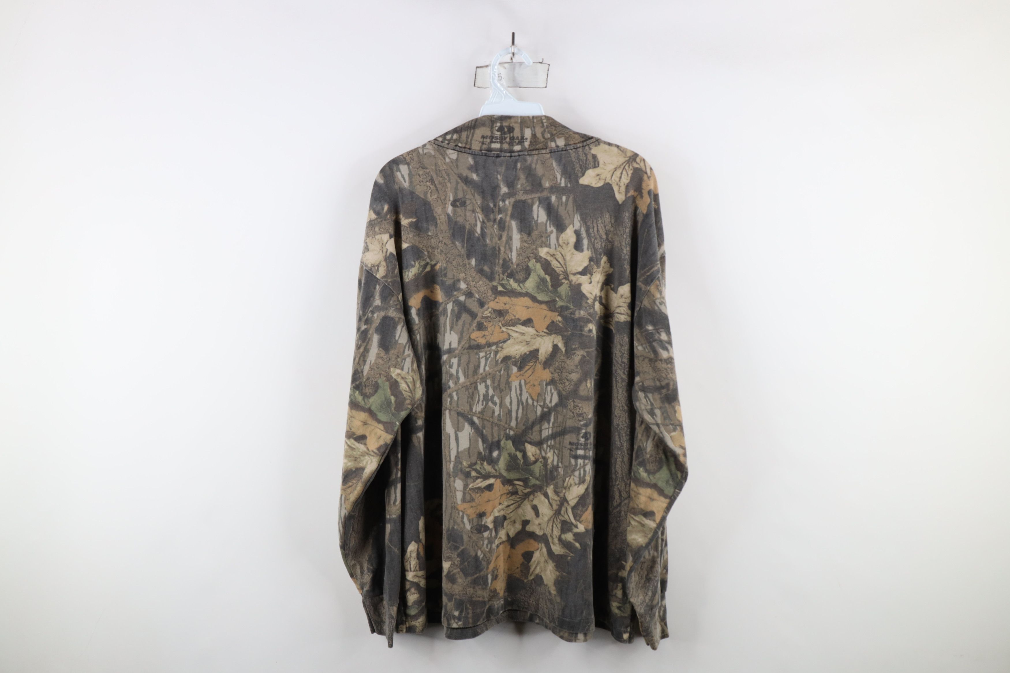 Vintage Vintage 90s Streetwear Camouflage Mock Neck T-Shirt USA Size US XL / EU 56 / 4 - 10 Thumbnail