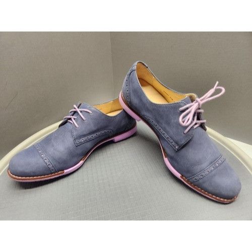 Cole Haan Cole Haan Womens Alisa Wingtip Oxford Shoes Size 6.5 B Nubuc Size US 5 / EU 37 - 7 Thumbnail