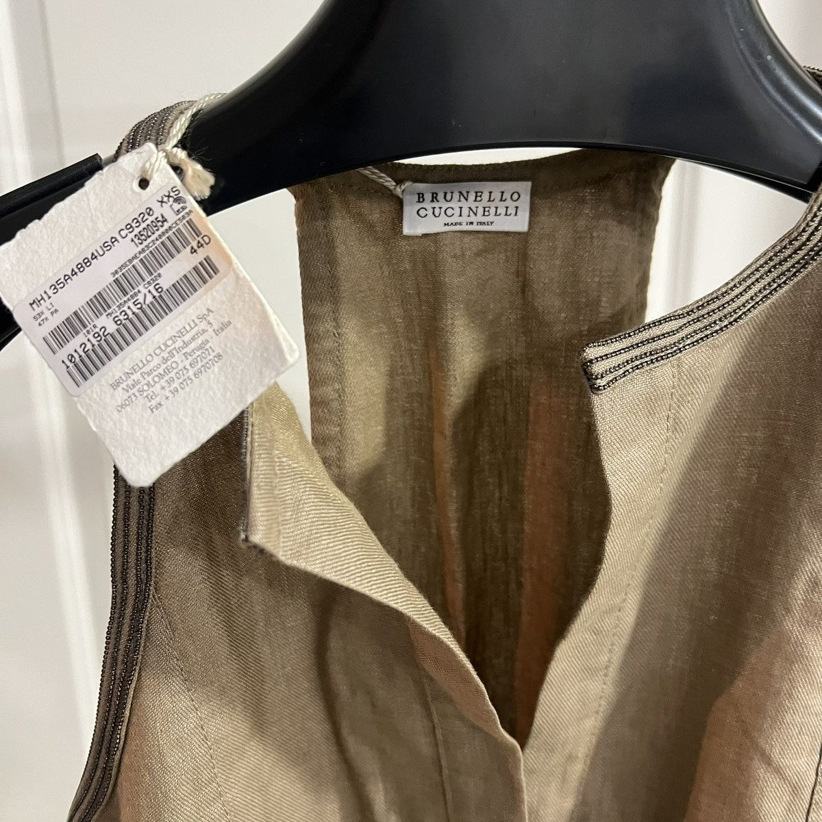 Brunello Cucinelli Brunello Cucimelli Halterneck Knee-Length Dress size XXS Size XXS / US 00 / IT 34 - 3 Thumbnail