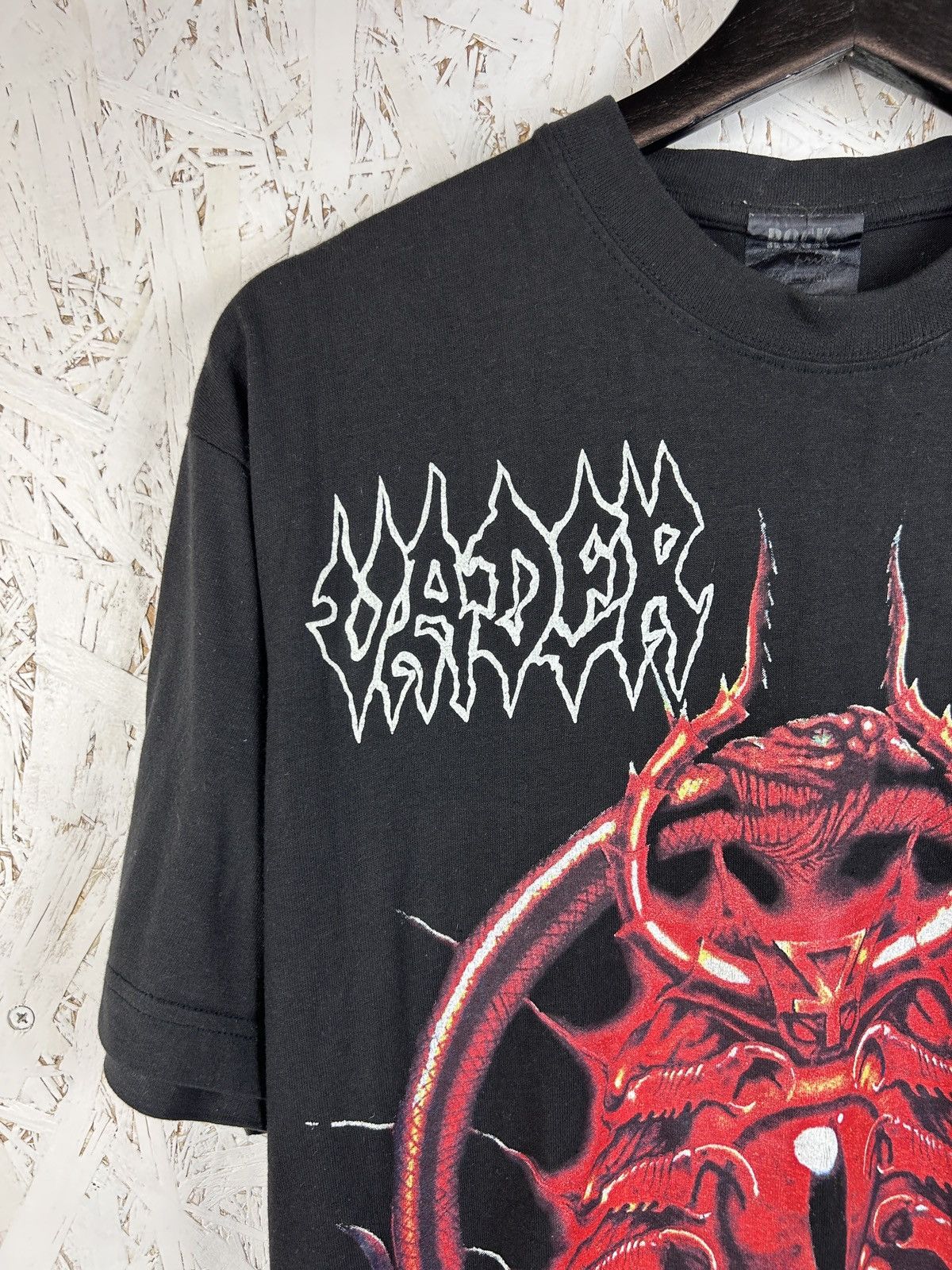 Band Tees 90s Vintage Vader 1995 Sothis Death Metal Band T-Shirt Size US L / EU 52-54 / 3 - 2 Thumbnail