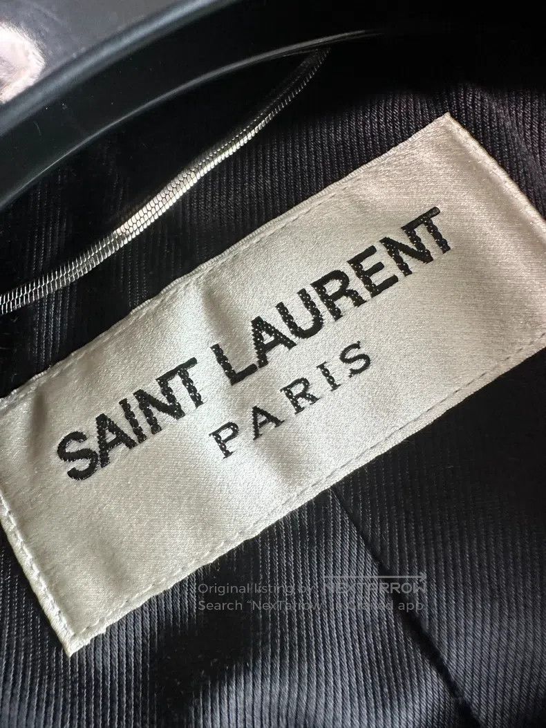 Saint Laurent Paris Saint Laurent Paris Wool Coat Size US M / EU 48-50 / 2 - 2 Thumbnail