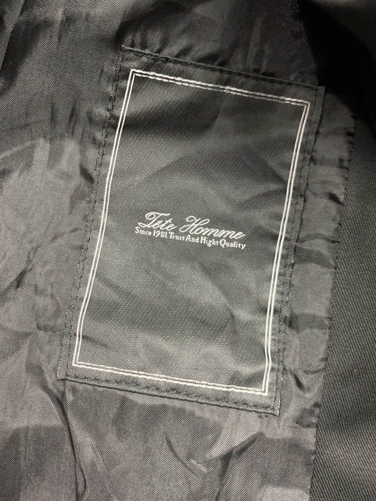 Issey Miyake 90s TETE HOMME by isseymiyake archive goth style cotton Size US M / EU 48-50 / 2 - 8 Thumbnail