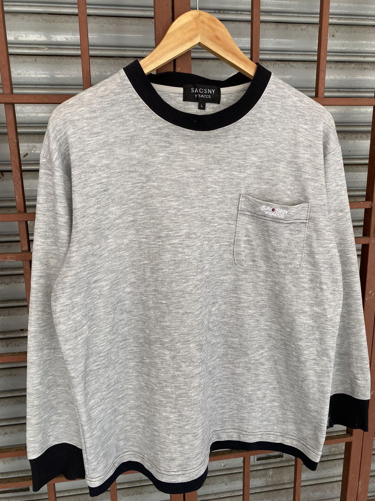 Yohji Yamamoto Sacsny y'saccs by yohji yamamoto sweatshirt Size US L / EU 52-54 / 3 - 3 Thumbnail