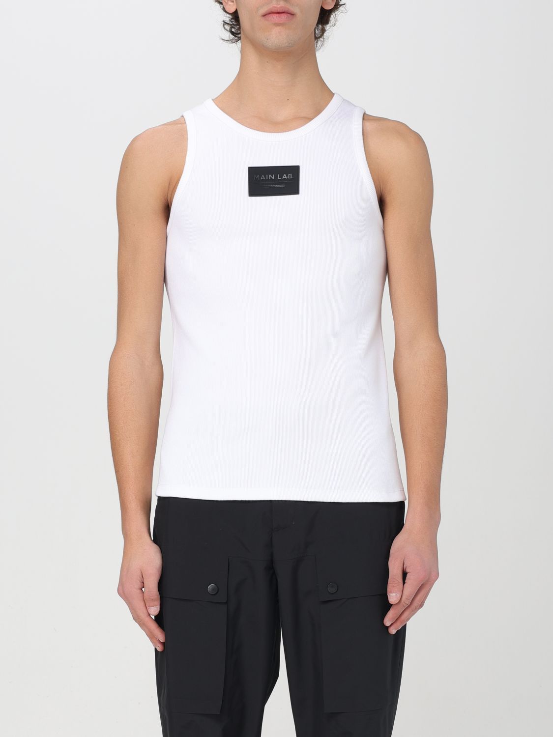 image of Balmain Tank Top Men White (Size Medium)