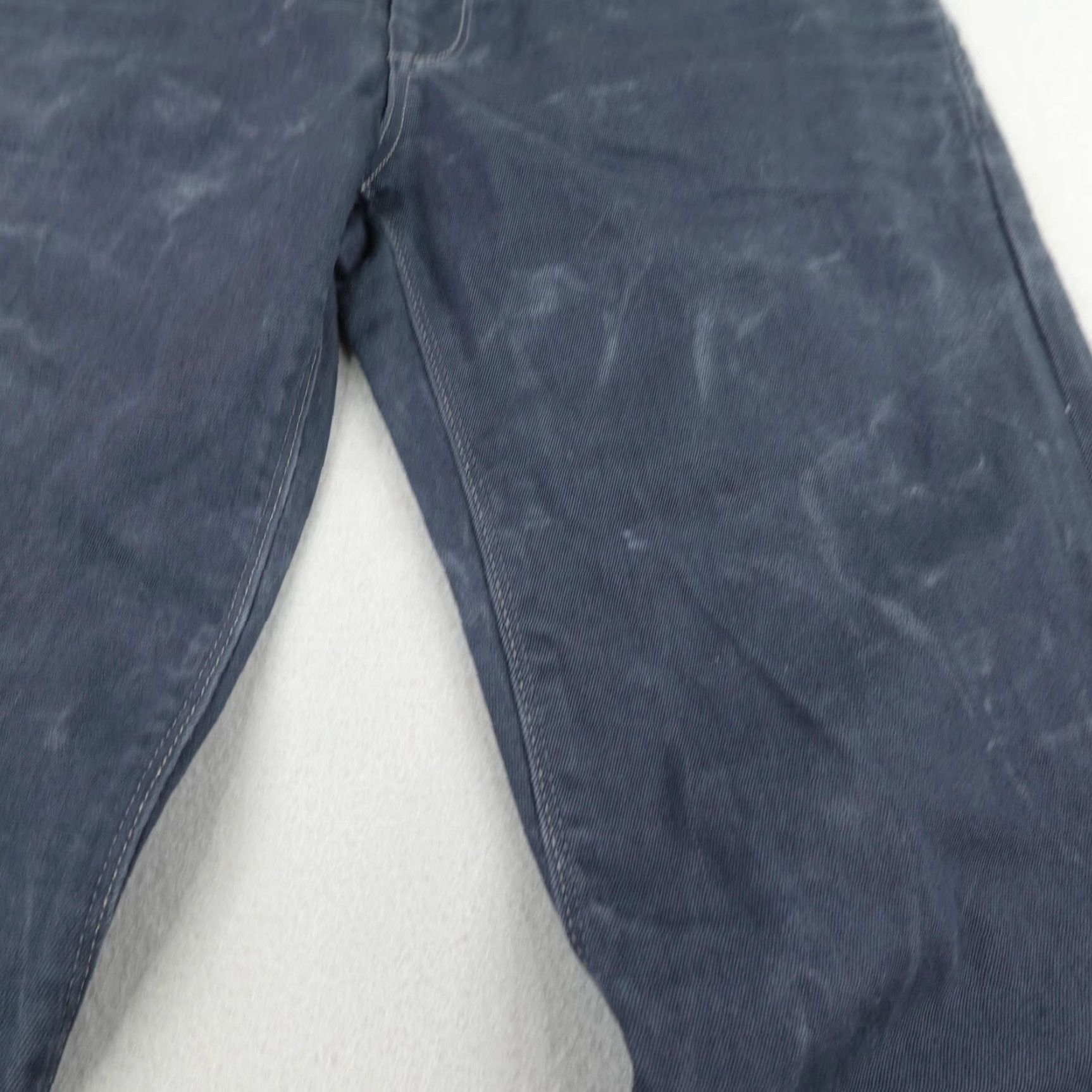 Vintage Vanguard Pants Mens 34x34 Blue Slim Fit Straight 06 Distressed 5 Pocket Chino Size US 34 / EU 50 - 4 Thumbnail