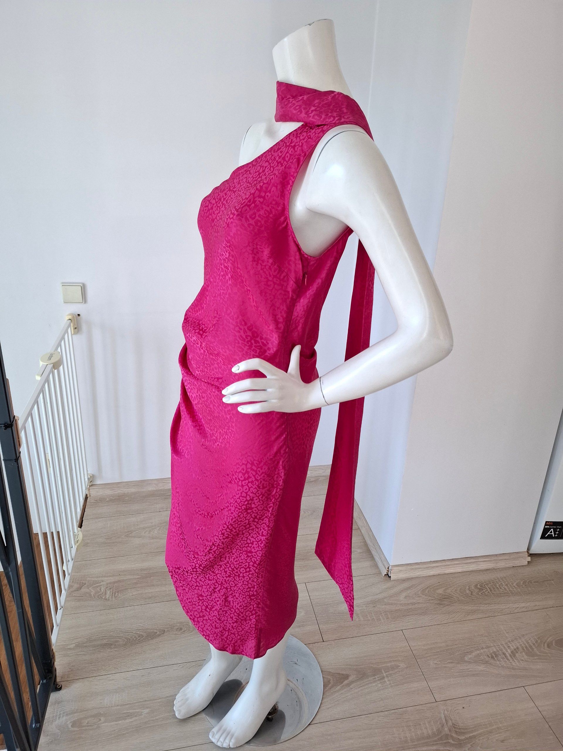 Ronny Kobo New Ronny Kobo Zoey Silk-Blend Jacquard Midi Dress Size M Size M / US 6-8 / IT 42-44 - 6 Thumbnail