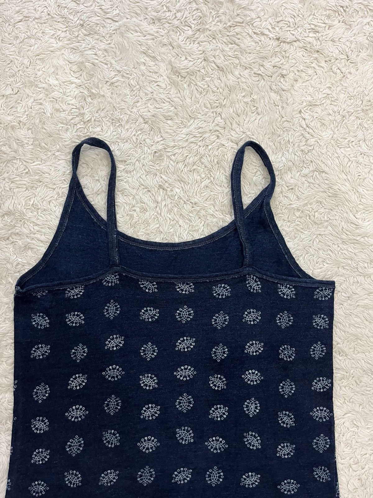 45rpm 45rpm indigo blue dyed tank top Size S / US 4 / IT 40 - 2 Thumbnail