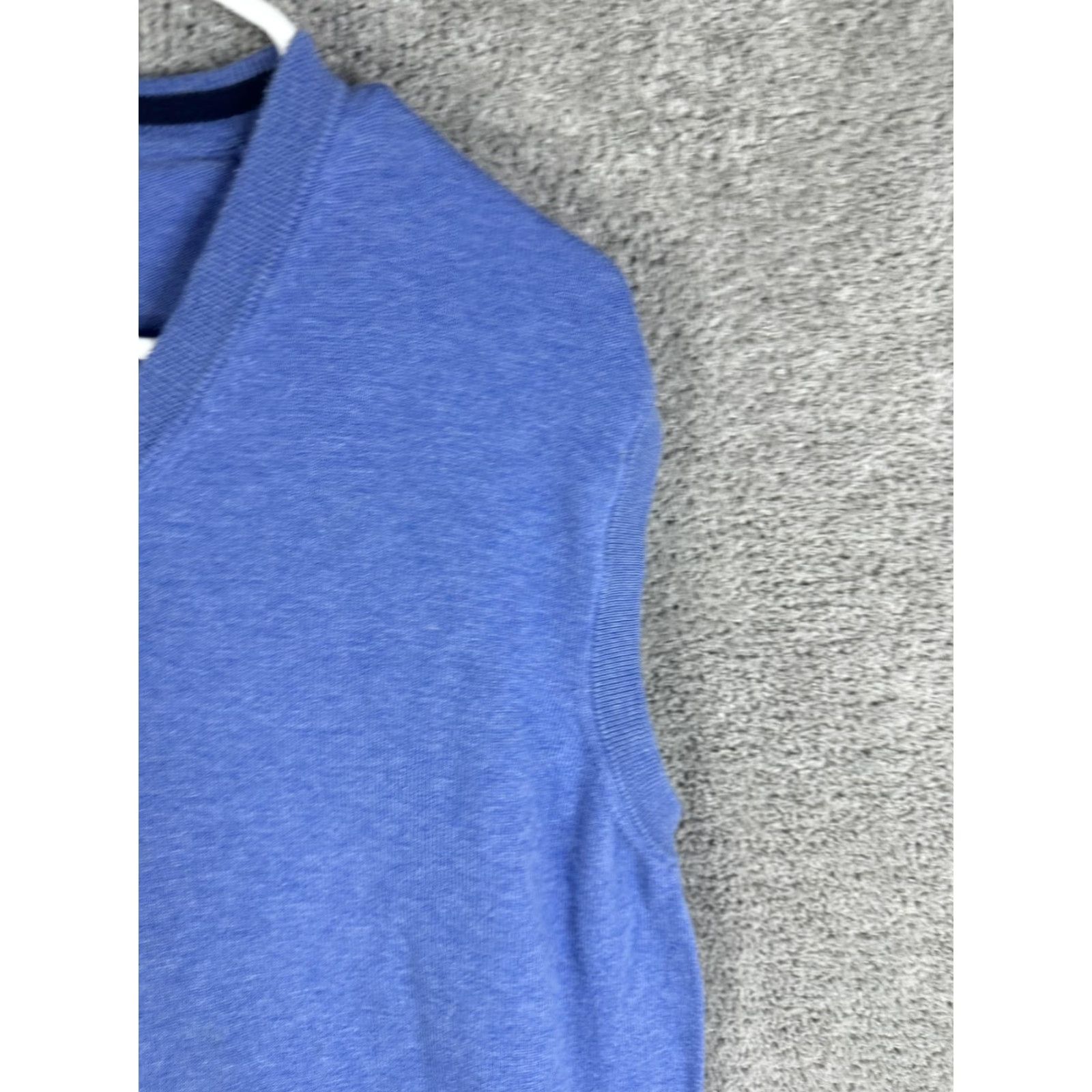 Brooks Brothers Brooks Brothers Sweater Vest Mens XL Blue Supima Cotton V-Neck Knit Pullover Size US XL / EU 56 / 4 - 5 Thumbnail