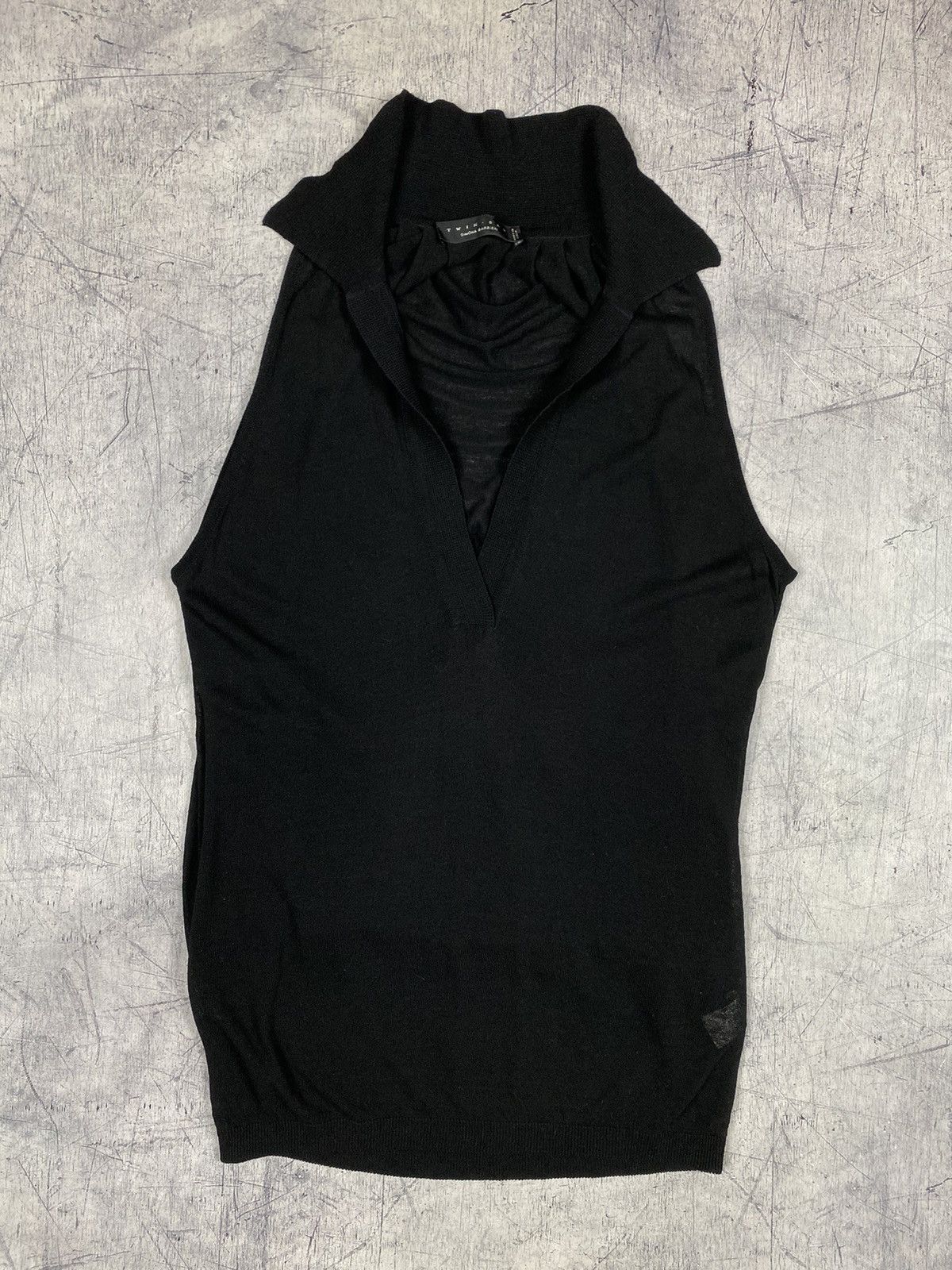 TWINSET Twin Set Simona Barbieri Designed Luxury Polo West Sweater Size M / US 6-8 / IT 42-44 - 2 Thumbnail