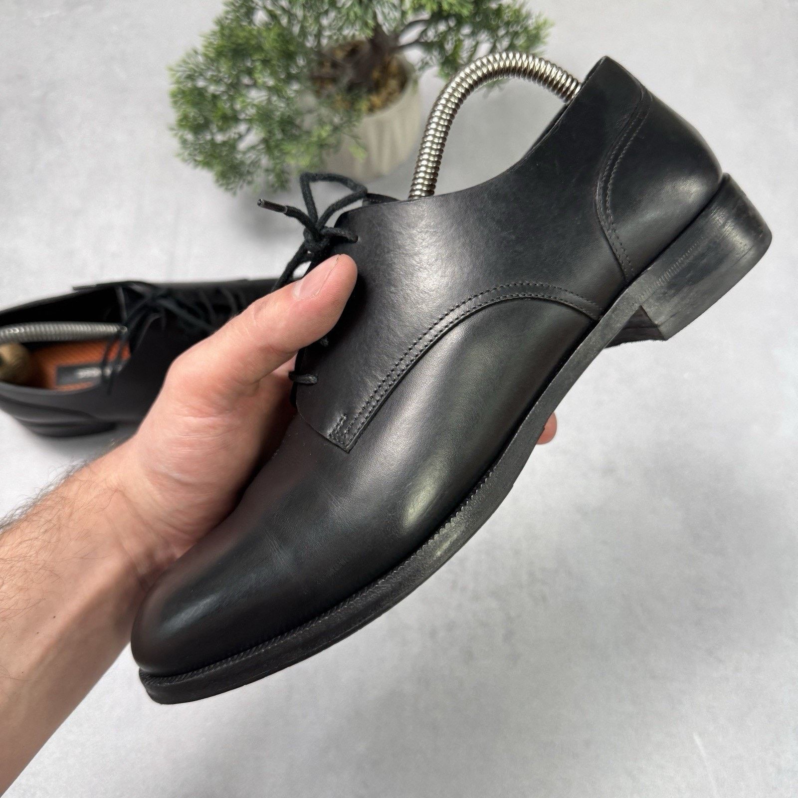 Dsquared2 Dsquared2 Men Derby Oxford Shoes Size EU 39 US 6 Black Size US 6 / EU 39 - 14 Thumbnail