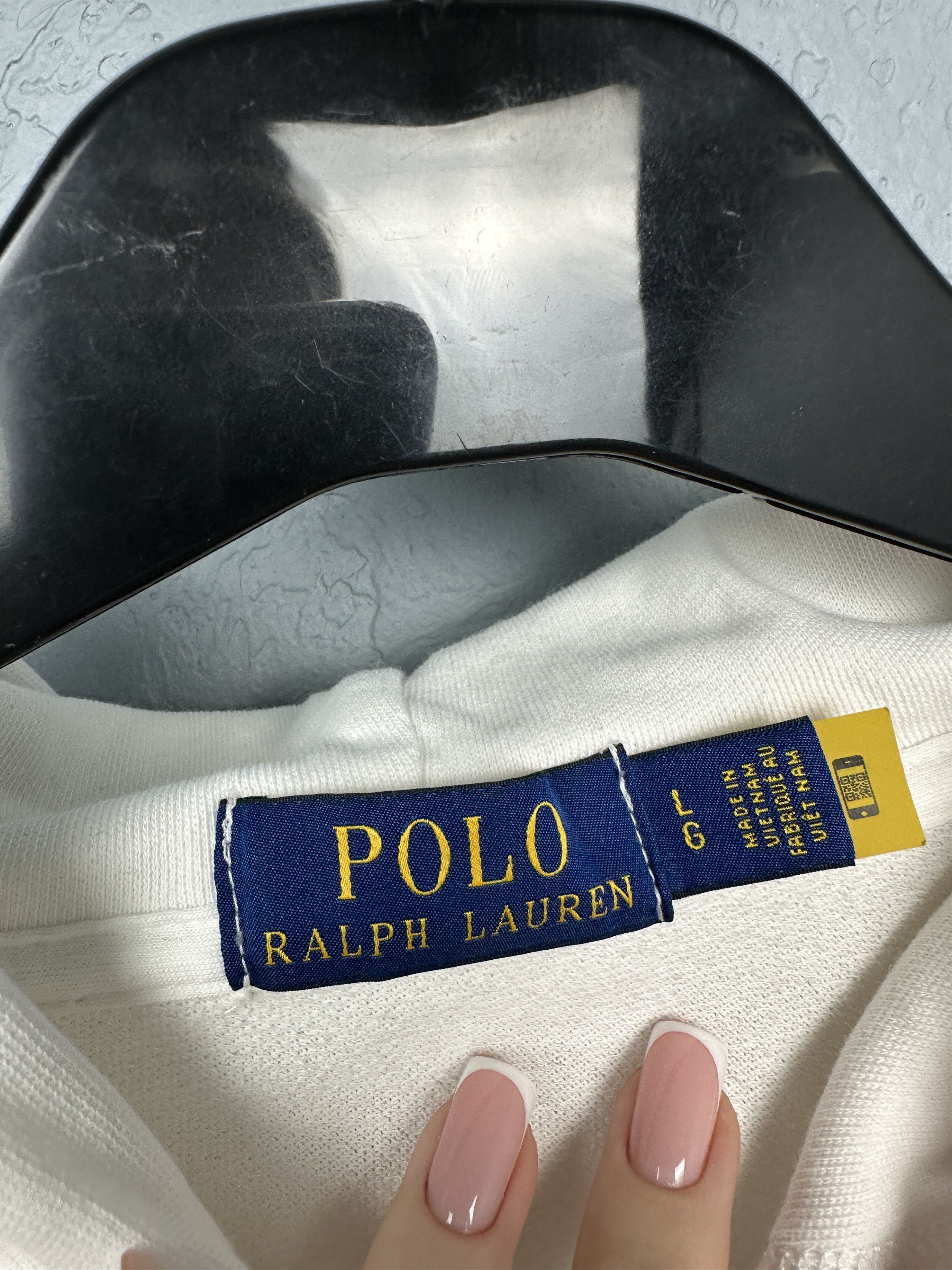 Polo Ralph Lauren Polo Ralph Lauren Mens White Zip Hoodie Size US L / EU 52-54 / 3 - 4 Thumbnail