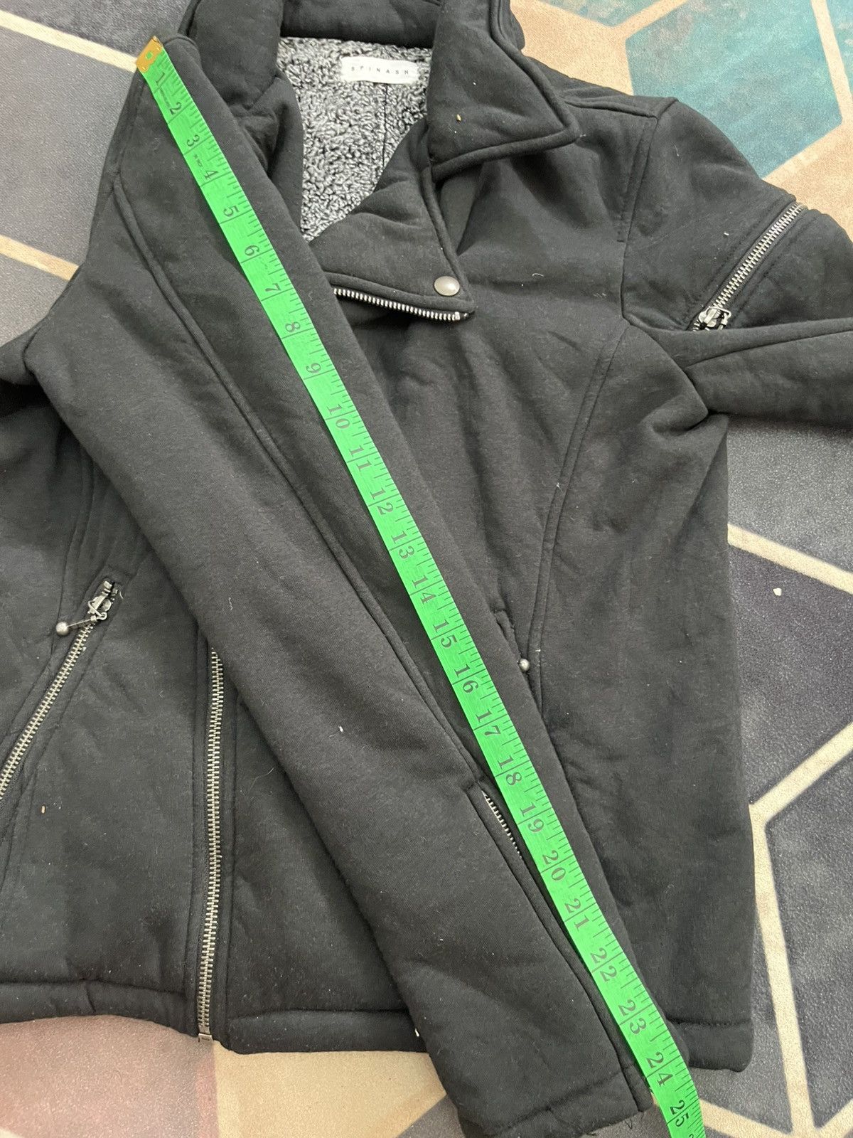 Seditionaries 💥Japanese Brand SPINACH PUNK Double Collar Cotton Heavy Size M / US 6-8 / IT 42-44 - 12 Thumbnail