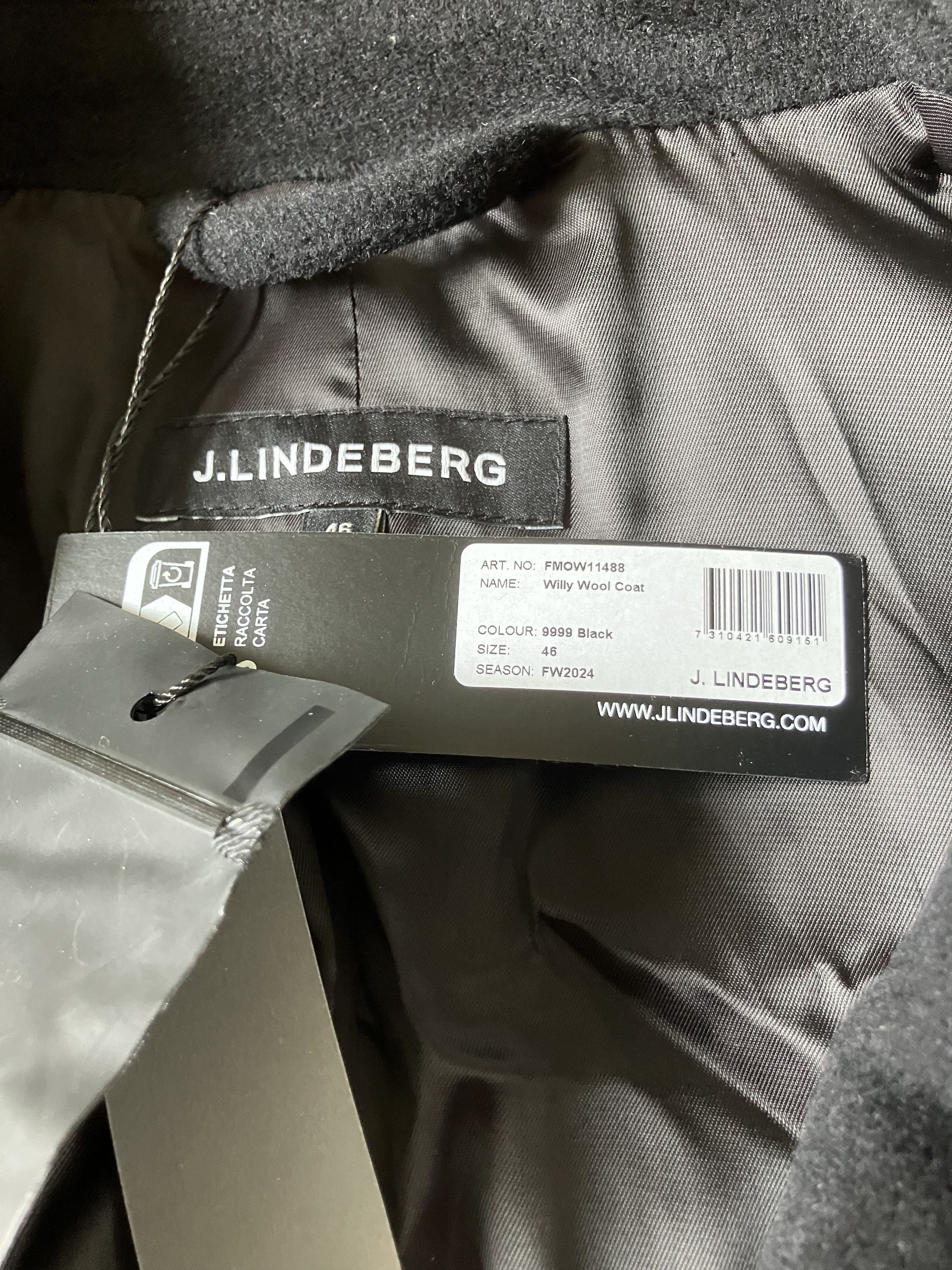 J.Lindeberg Double Breasted winter coat Size US M / EU 48-50 / 2 - 4 Thumbnail