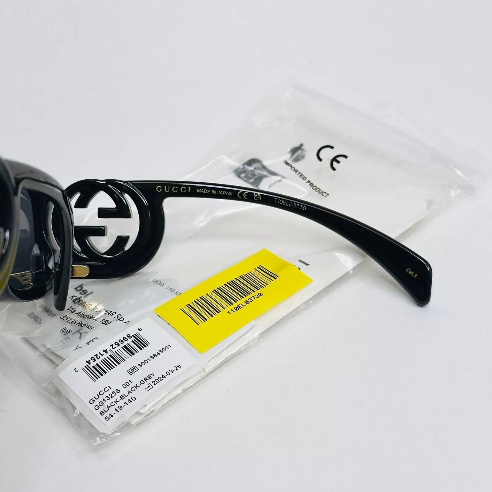 Gucci GUCCI Couture 1325 Black GG Logo 001 Narrow Fashion GG1325S Size ONE SIZE - 5 Thumbnail