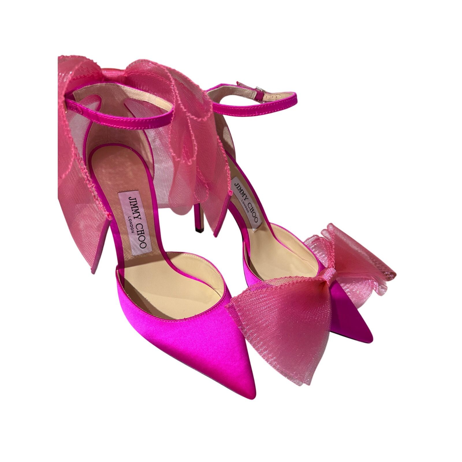 Jimmy Choo Jimmy choo hot pink bow heel Size US 6.5 / IT 36.5 - 6 Thumbnail