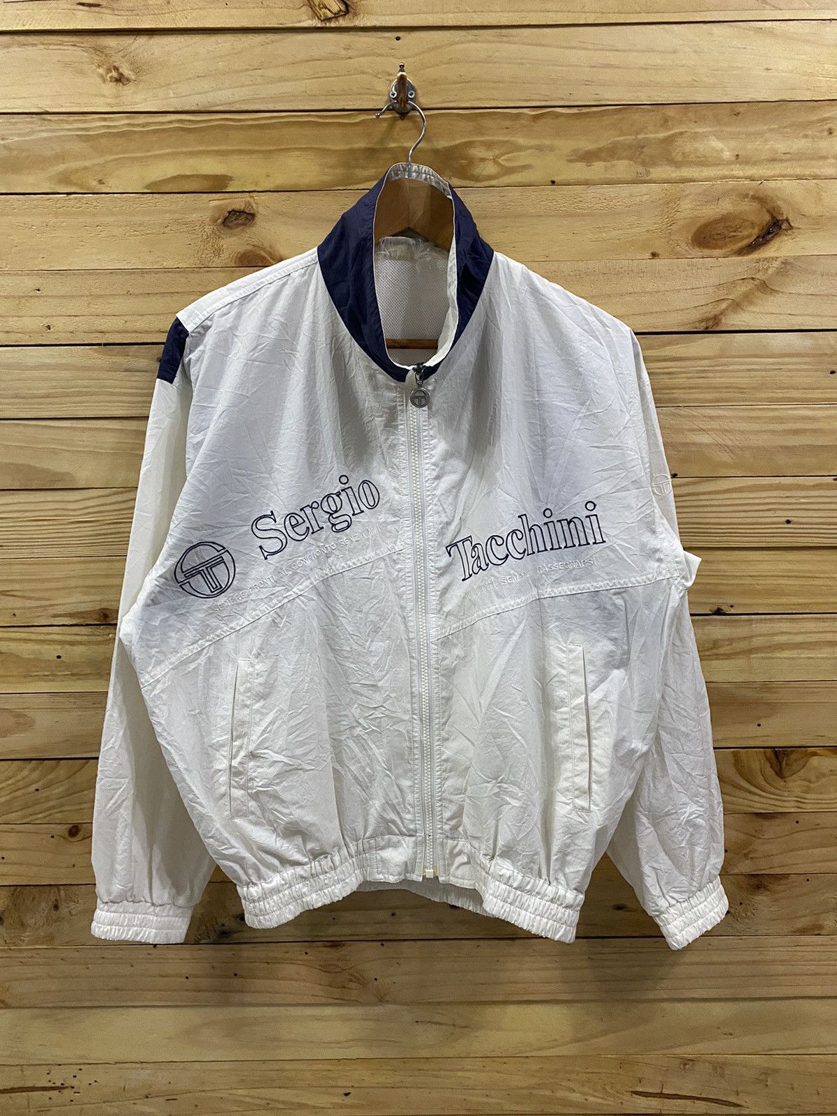 Sergio Tacchini Vintage SERGIO TACCHINI light jacket Size US L / EU 52-54 / 3 - 1 Thumbnail