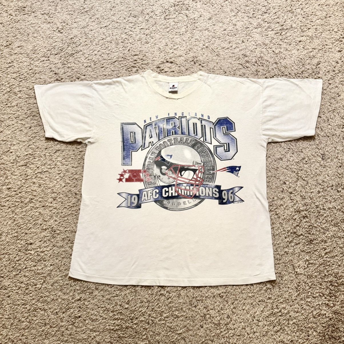 Vintage Vintage 1996 New England Patriots NFL Football Tee Size US XL / EU 56 / 4 - 3 Thumbnail