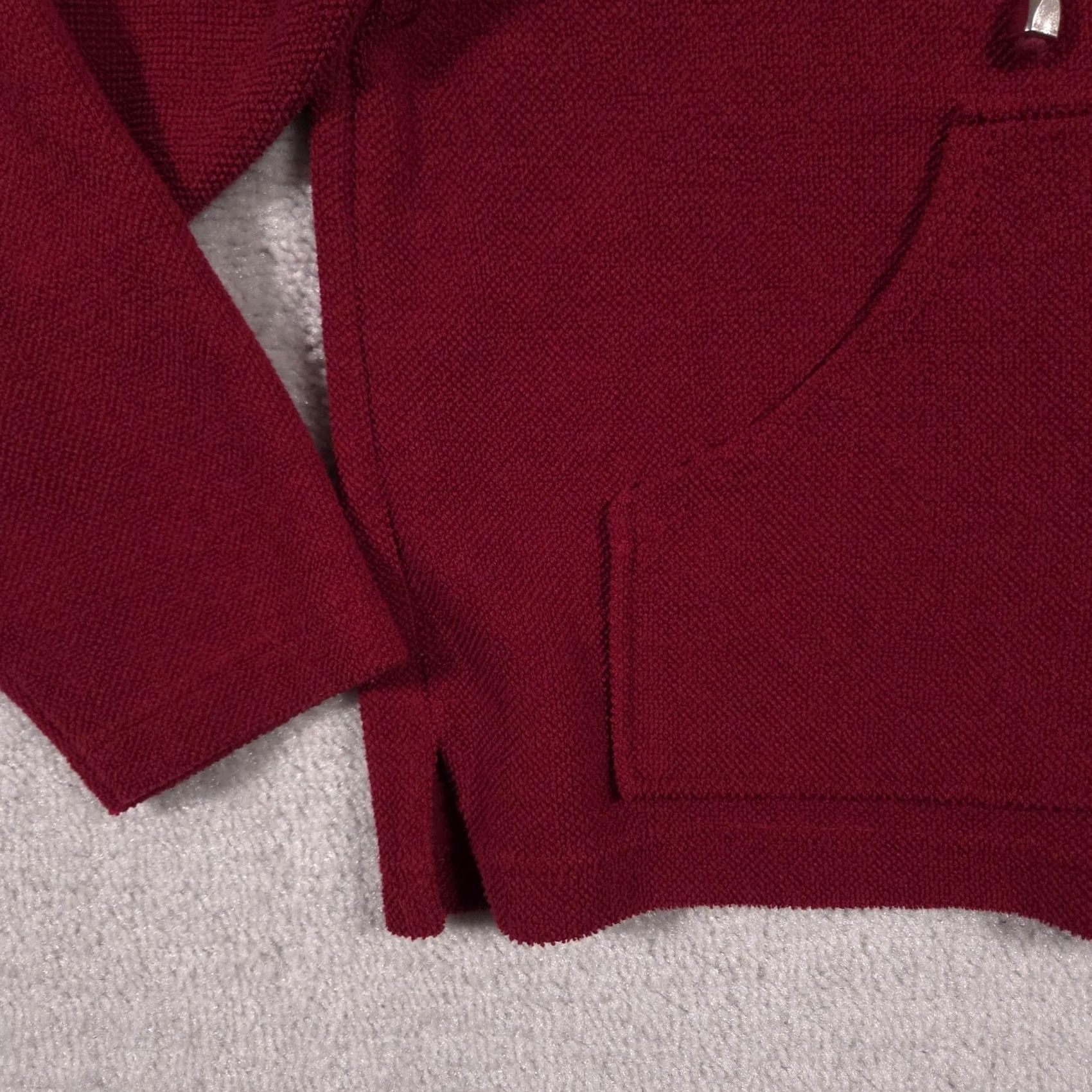 Vintage Christopher & Banks Hoodie Womens XL Red Zip Golf Embroidered Sweatshirt Size XL / US 12-14 / IT 48-50 - 6 Thumbnail