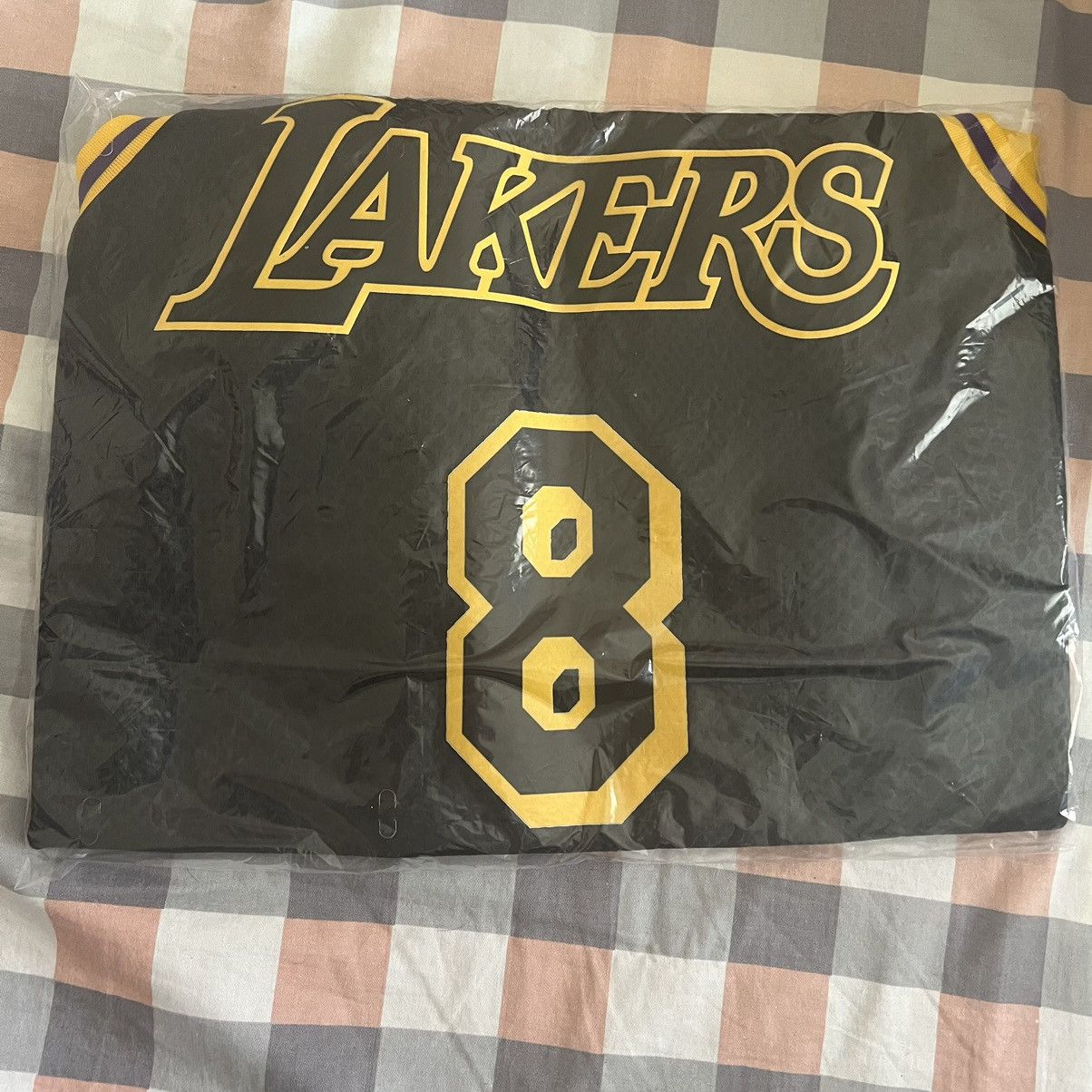 image of Nike Kobe Mamba Mentality Lakers Swingman Jersey Size L in Black, Men's