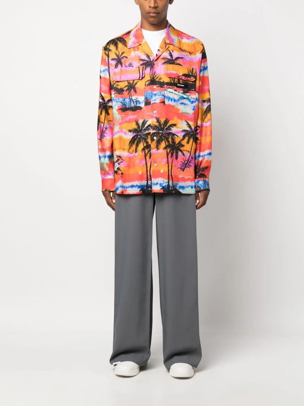 Palm Angels o1y0325 Patterned Shirt in Multicolor Size US M / EU 48-50 / 2 - 5 Thumbnail