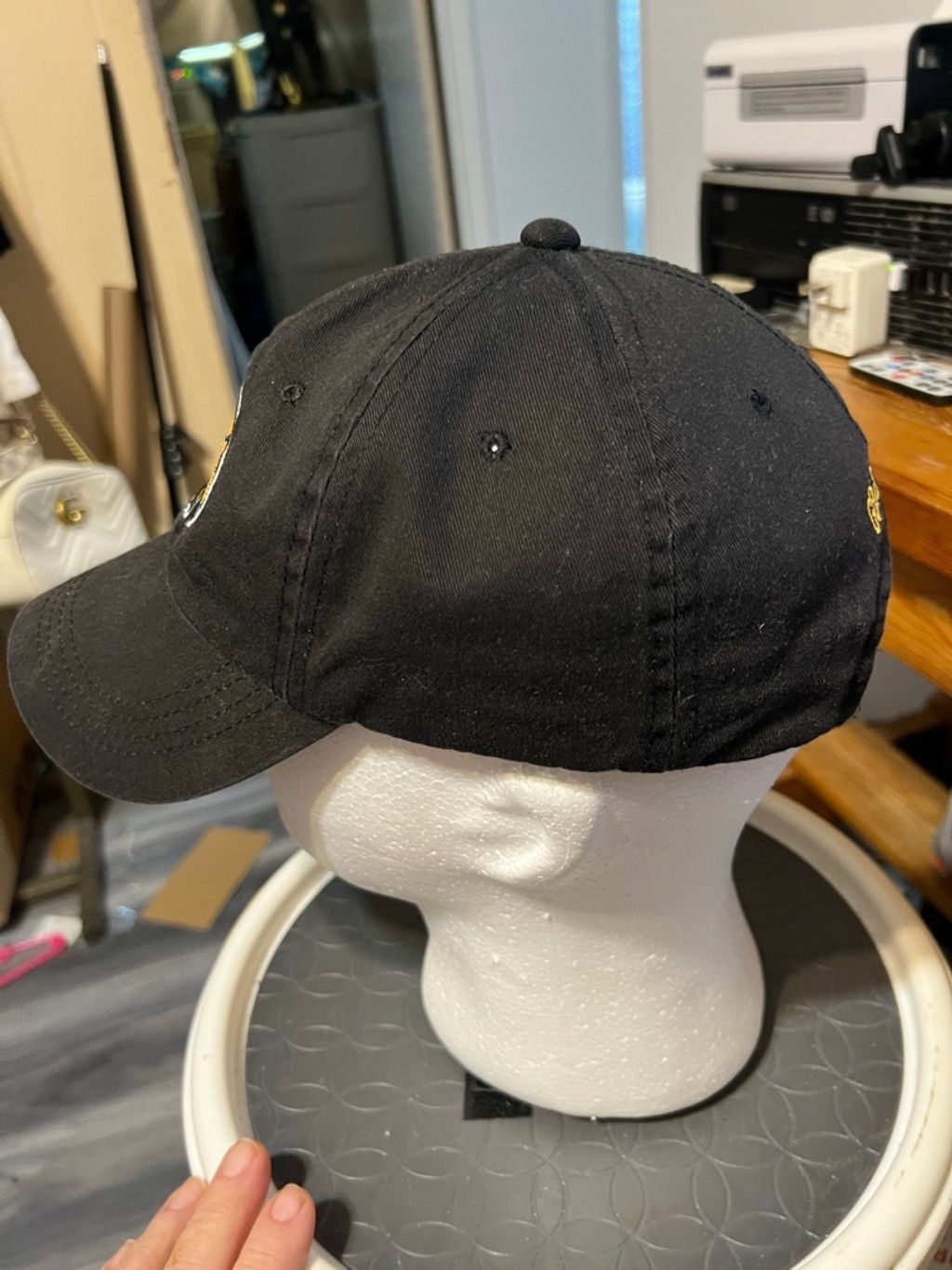 Kirkland Signature Men's Signature Black Golden Eagles Baseball Cap One Size Size ONE SIZE - 2 Thumbnail