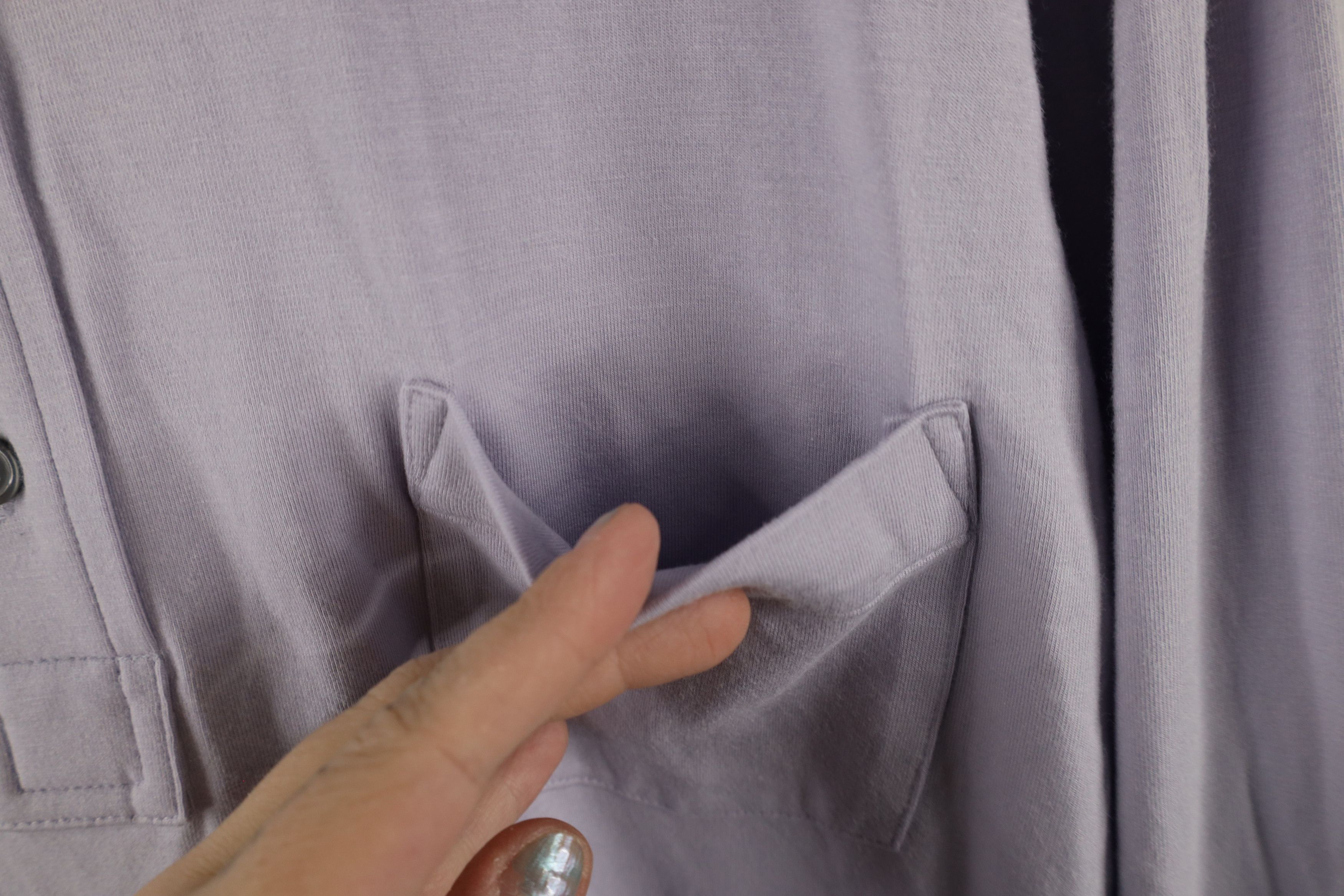 Vintage Greyson Clothiers Long Sleeve Collared Golf Polo Purple Size US L / EU 52-54 / 3 - 6 Thumbnail