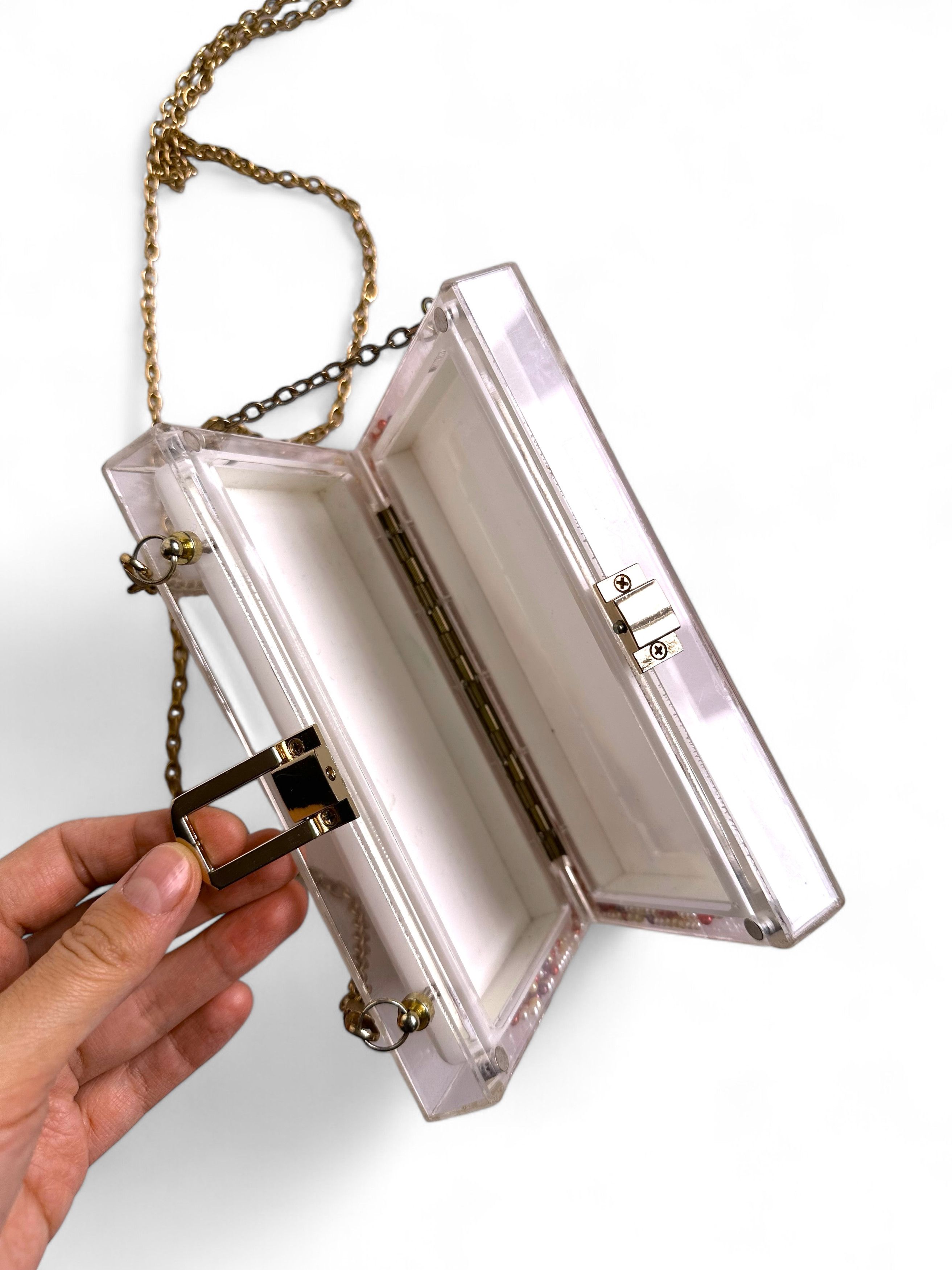 Other Lovely Beads Inside Shoulder Bag Clutch Size ONE SIZE - 6 Thumbnail